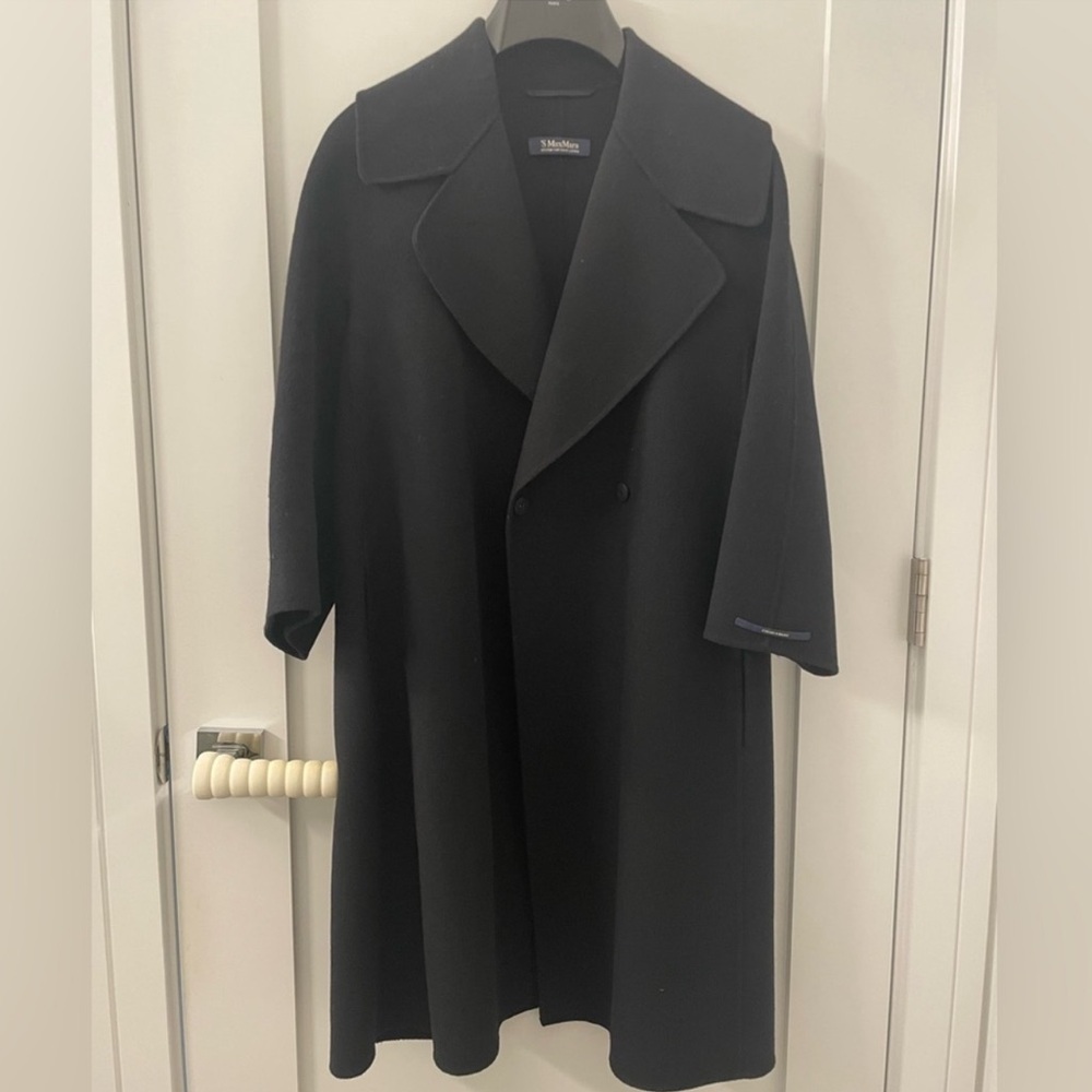 MaxMara black wool coat